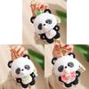 Cuddly Panda Plush Keychain Stuffed Bubble Blowing Designs Gifts Collectible