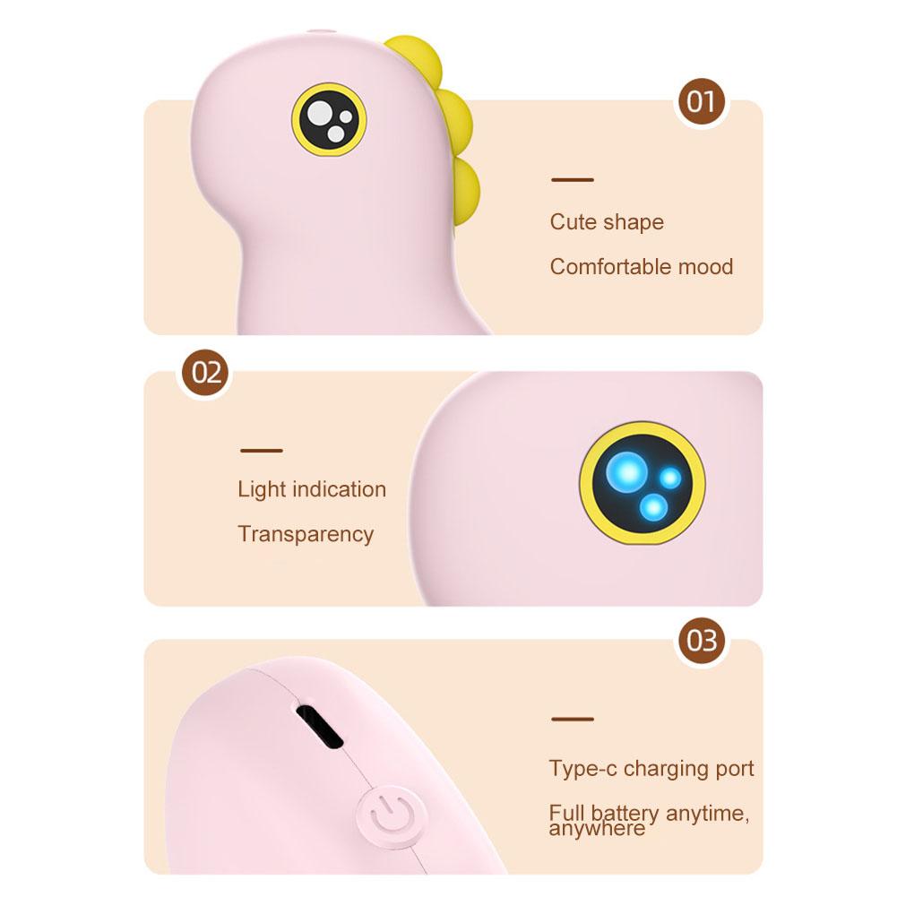 2pcs Hand Warmers Cartoon Rechargeable Portable Hand Warmers Electric Reusable Pocket Heater For Outdoor Camping Hiking Fishing