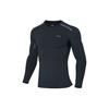 Training Series Tight-Fitting Long Sleeve Fitness Shirt Men Tops Standard-Black AUDQ015-1