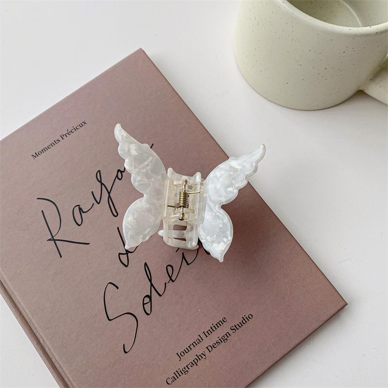 1 шт. Французская заколка-бабочка Заколка для волос русалки Заколка для волос из ацетата Ретро Аксессуары для волос на затылок Заколка.