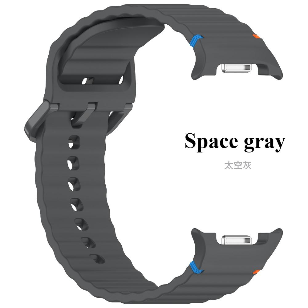 Силиконовый ремешок для Samsung Galaxy Watch 8 Classic 46 мм, аксессуары для ремешка, каучуковый браслет для смарт-часов для Samsung Galaxy Watch 8 44 мм 40 мм