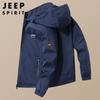 JEEP SPIRIT Men's Hooded Casual Jacket