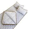 Одеяло из шерсти мериносов комплект + Наматрасник + Подушка Белый