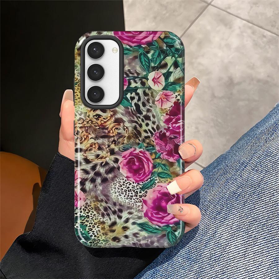 Чехол для телефона Samsung Galaxy S25 A56 S20 FE A16 S23Ultra A36 S24 Ultra A26 S23 S25Ultra Мягкая крышка Capa Модные Цветы