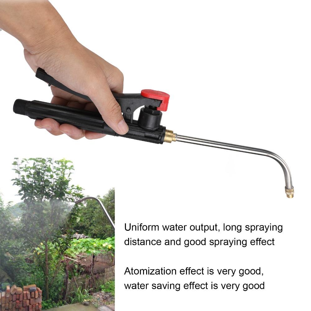 Stainless Steel Watering Wand Curved Nozzle Garden Hose Watering Wand Sprayer Wand Garden Watering