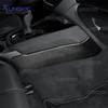 For Subaru Forester 2025 2026 2027 LHD RHD Suede Car Gear Shift Side Sticker Leather Carbon Fiber Pattern Protective Accessories