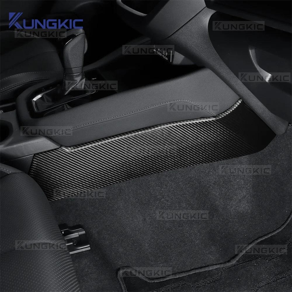 For Subaru Forester 2025 2026 2027 LHD RHD Suede Car Gear Shift Side Sticker Leather Carbon Fiber Pattern Protective Accessories