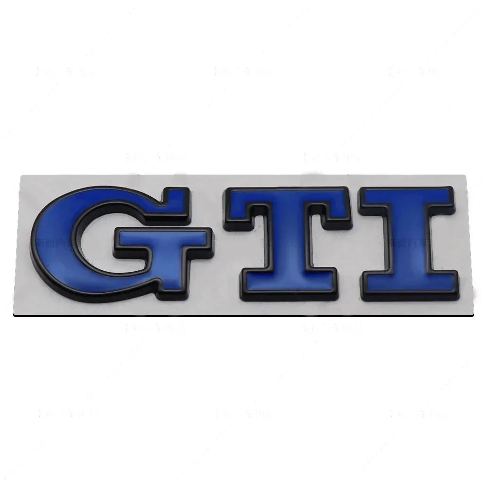 1 шт. Металлический логотип GTI для автомобиля, эмблема на заднюю дверь, наклейки, наклейки для Golf 4 5 6 7 8 Passat Jetta Polo Touareg GTD GLI Touran