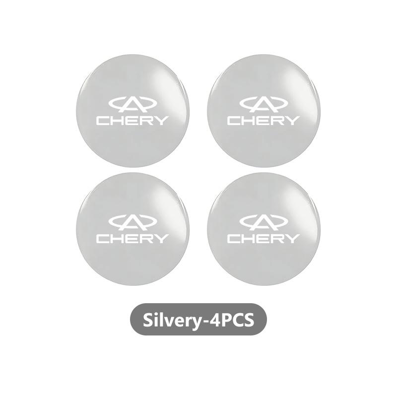 56mm 4pcs Car Wheel Center Hub Cap Badge Logo Sticker For Chery Fulwin QQ Tiggo Amulet Elara T11 A1 A3 A5 IQ Arrizo 2 7 Pro z2