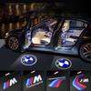 Светодиодная подсветка дверей автомобиля с логотипом для M Performance E46 E90 E60 F20 X1 F10 F30, тень-призрак, атмосфера, универсальная установка