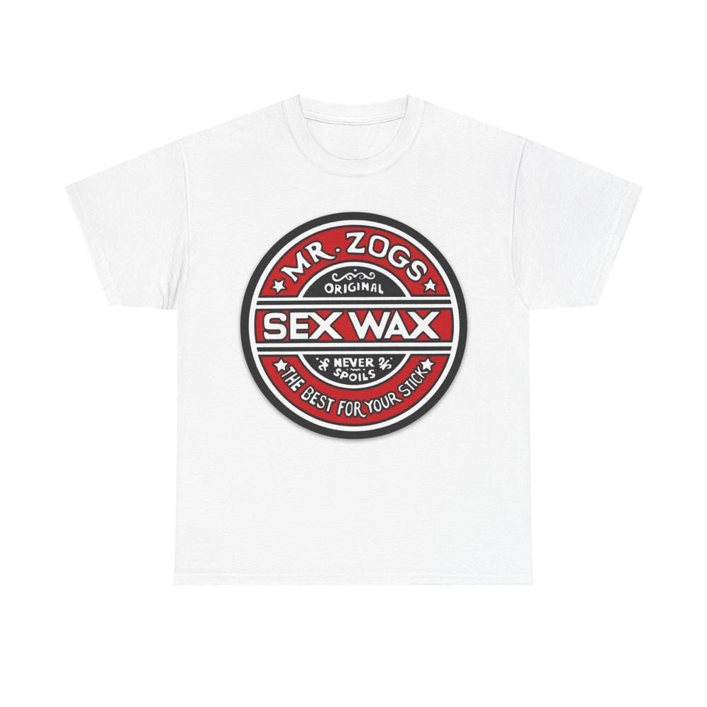 Mr Zogs Sex Wax Shirt Surfing Gear Charlies Angels Beach Unisex Heavy Cotton Tee
