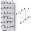 12/24 Pocket Shoes Organizer Rack Hanging Bag Wall Mounted Shoe Holder Hanging Over the Door Behind Closet Organizer Storage Bag