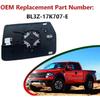 Left Driver Side Heated Mirror Glass Replacement For 2011 2012 2013 2014 Ford F150 - For Ford F150 Side Mirror Glass With Rear Holder - Replace