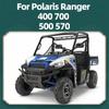 2 шт. Лампочки Lamo 12 В для Polaris Ranger 400 700 500 570 Беспроводные светодиодные Белые 6000K 15000Лм 90Вт Автомобильные лампы переднего света