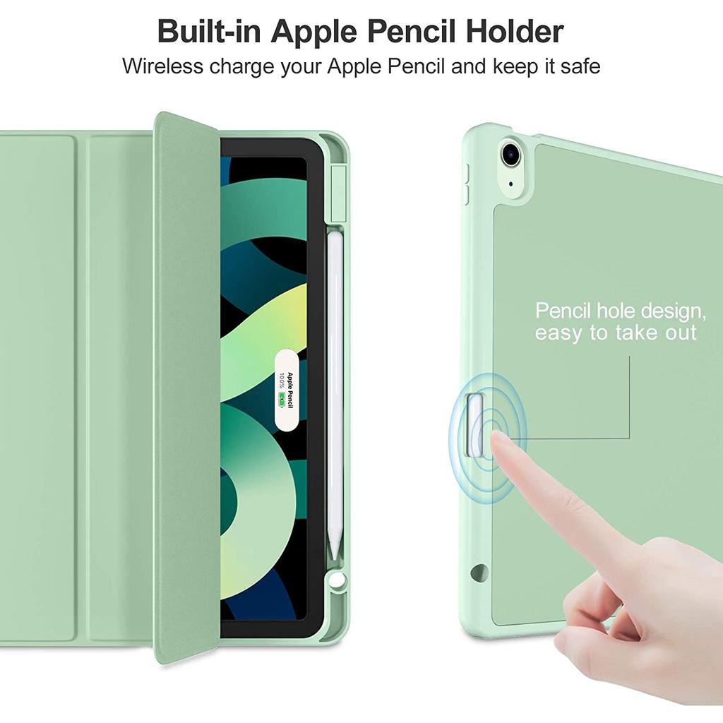 Для iPad Air 4 5 10,9 чехол 2022 силиконовый чехол-подставка для iPad Pro 11 2020 2021 10-го поколения Mini 6 чехол-держатель для карандашей