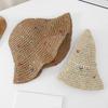 Breathable Sun Hat Holiday Spring Weaving Straw Hat Woman Commutes Camping Taking Photo Handmade Beach Hat for Girl