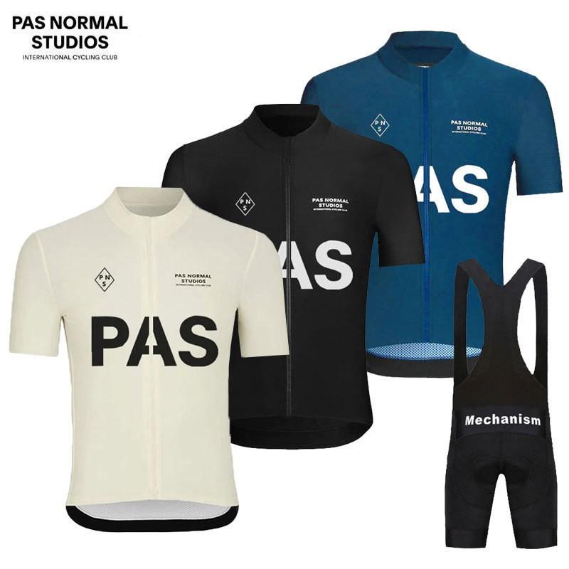 Mens Cycling Jersey Bib Shorts Set Breathable Quick-Dry Bike Apparel Road Mountain Trail Riding