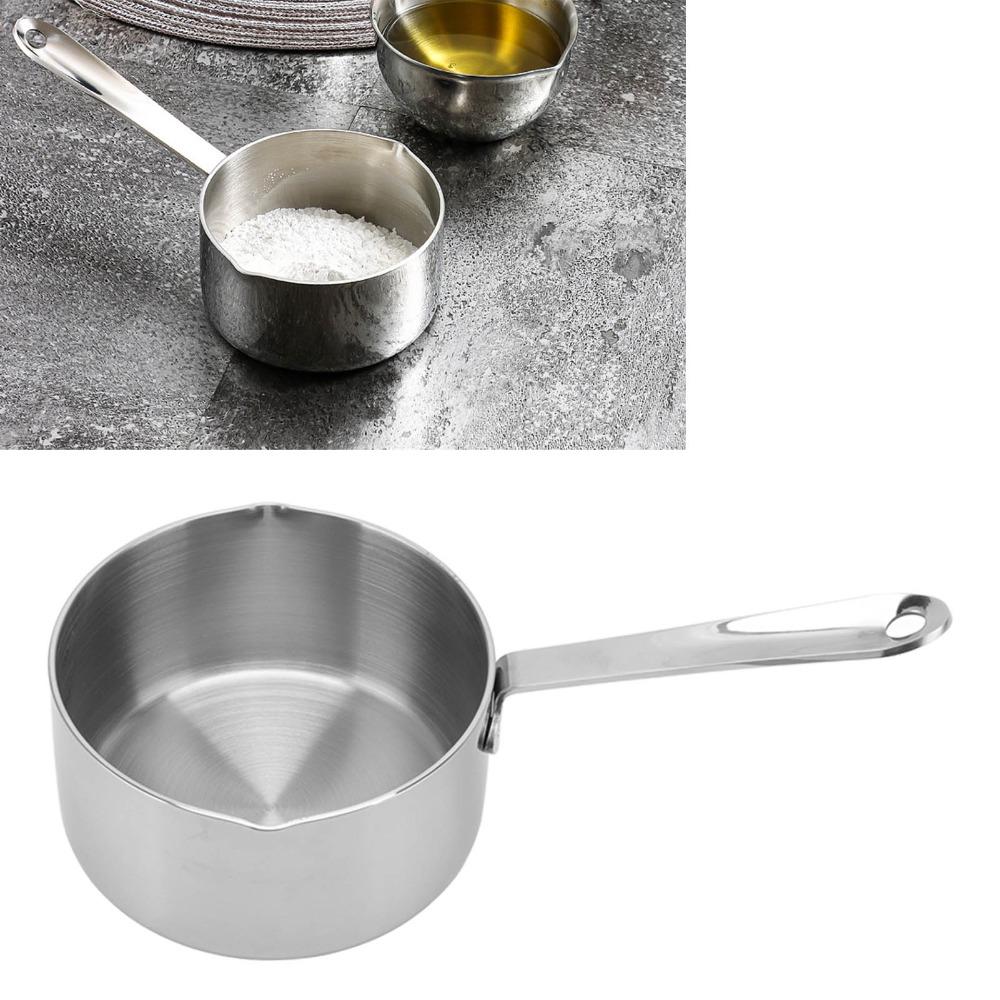 Tri-Ply Stainless Steel Stainless Steel Saucepan Silver Small Sauce Pan Melting Butter Chocolate