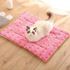 Soft Flannel Pet Mat Flannel Dog Blanket Mat Cat Cover Blanket Dog Thicken Sleeping Mat  Winter