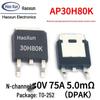 Транзистор MOSFET n-канальный 30В 75А, AP30H80K TO-252 SMD