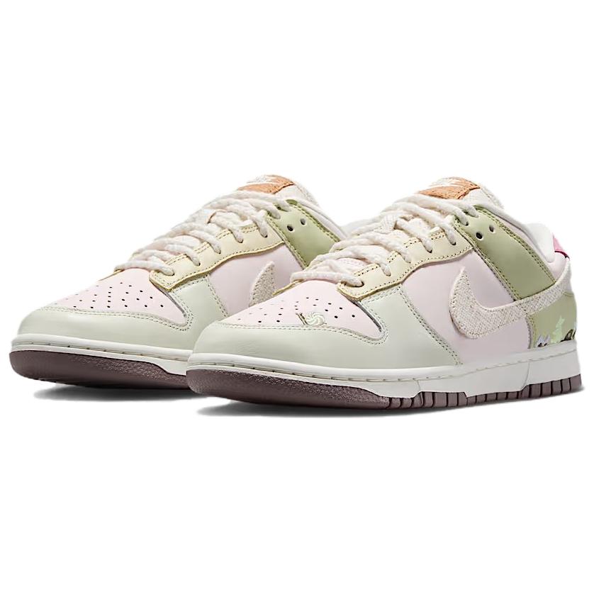 Nike Кроссовки женские Dunk Low LX Mushroom Pink Pearl-Pink White IB8876-661