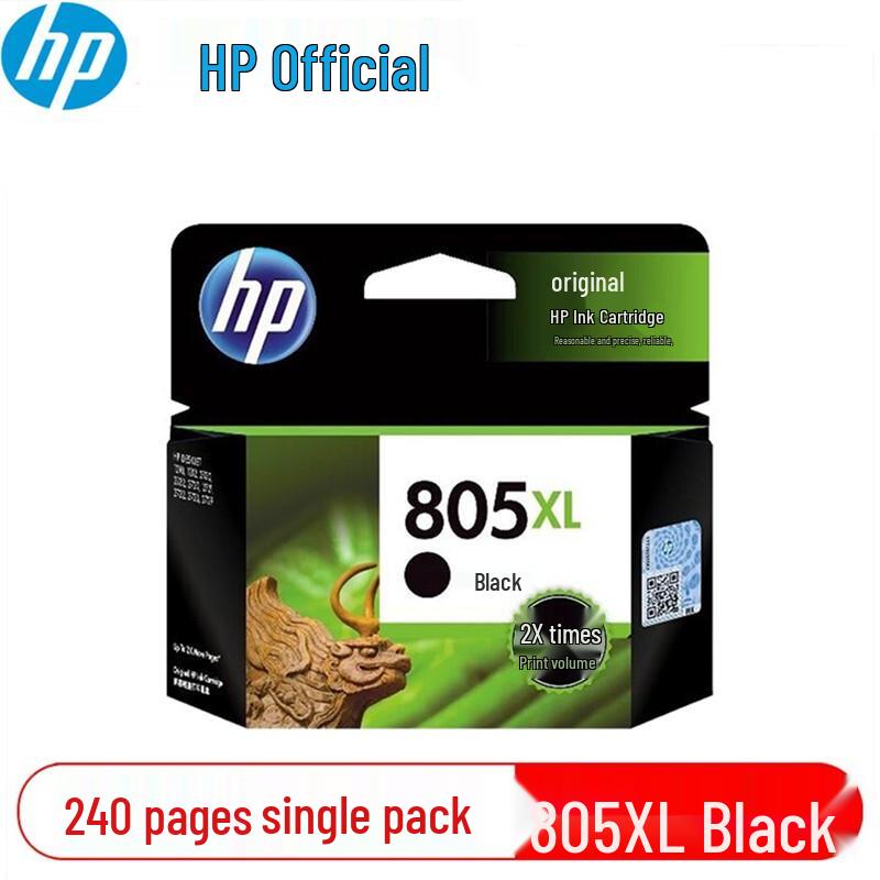HP Оригинальный черный картридж 805XL