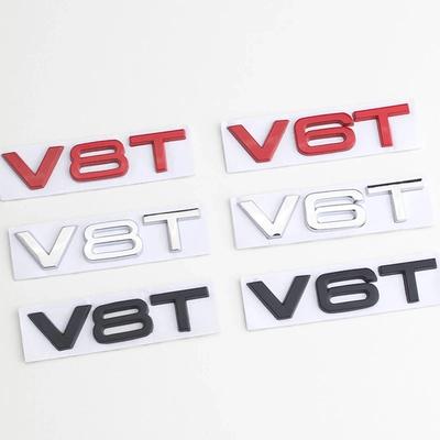 3D Металлическая Боковая Наклейка-Эмблема на Крыло Автомобиля Логотип V6T V8T Значок Аксессуары
