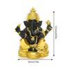 Elephant Statue Hindu Elephant God Statue Lord Ganesha Figurine Elephant God Sculpture Tabletop Decoration Ornament