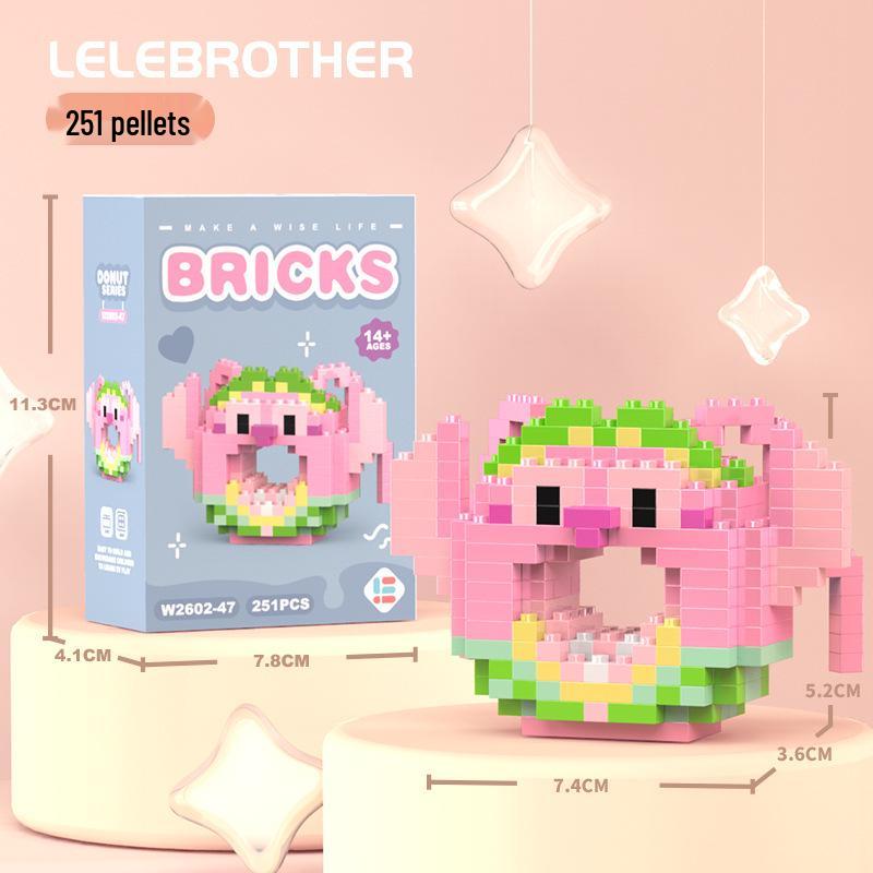 Совместимые с Lego микро строительные блоки мультяшные фигурки - детские развивающие настольные игрушки