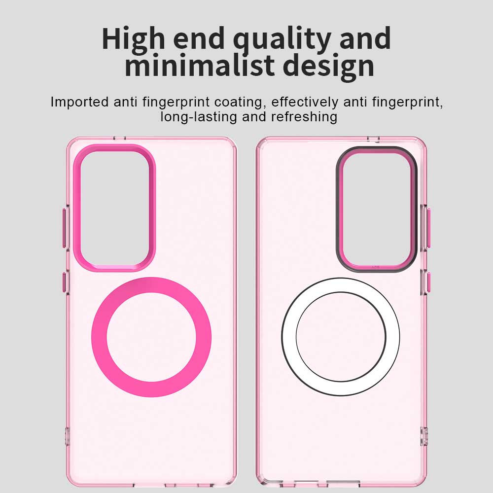 For Samsung Galaxy S25 Ultra Case Magnetic Case Skin Touch Matte Anti Drop TPU+PC Phone Back Cover