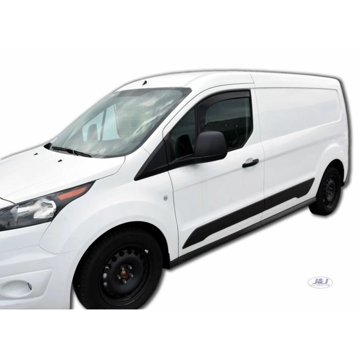 Déflecteurs d'air - J&J AUTOMOTIVE - Ford Transit Connect - Fumé - Acrylique renforcé - Installation facile