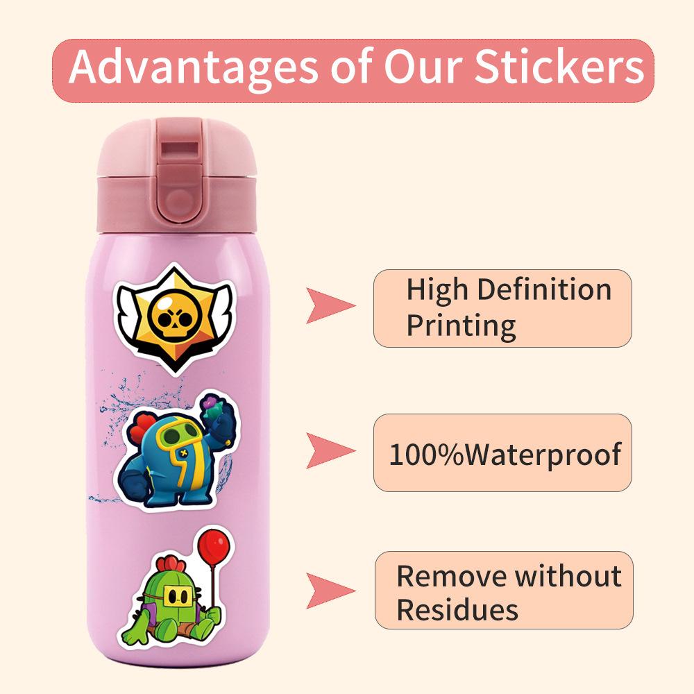 110 New Brawl Stras Graffiti Stickers Decorate Suitcase Mobile Phone Waterproof Stickers