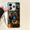 Lion Male Man King Plating Phone Case For Xiaomi Redmi Note 14 15 Pro Plus 13 12 11 11S 11T 10 9S 9 5G Anti-Fall Airabag Cover