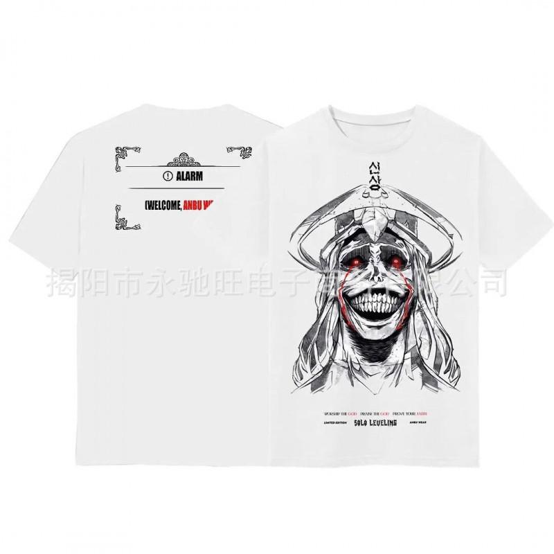 Punk Y2k Short Sleeve T-Shirt Teens Loose Fit Casual Top With Print