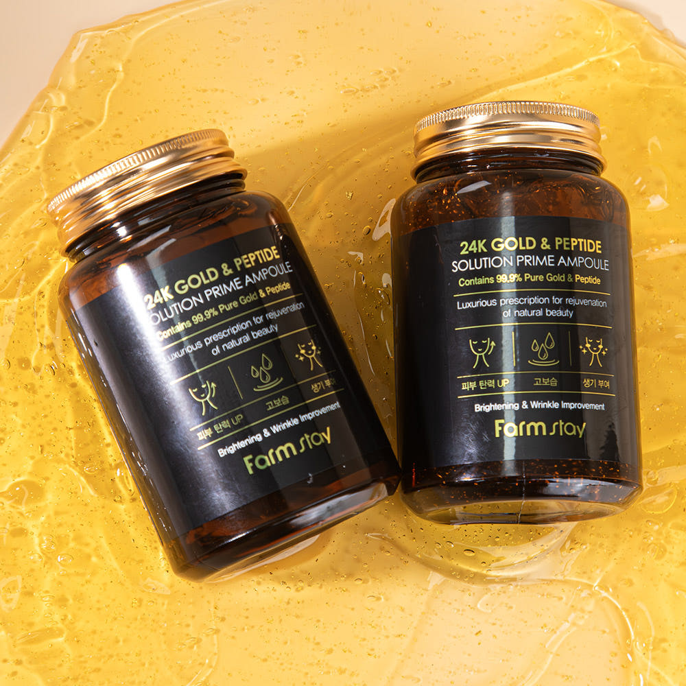 Farmstay 24K Gold & Peptide Solution Prime Ampoule 250ml
