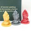 Buddhas Beads Hand Silicone Mould Hands Folded Candle Resin Mold Handmade Scented Candle Epoxy Molds for DIY Home Decor