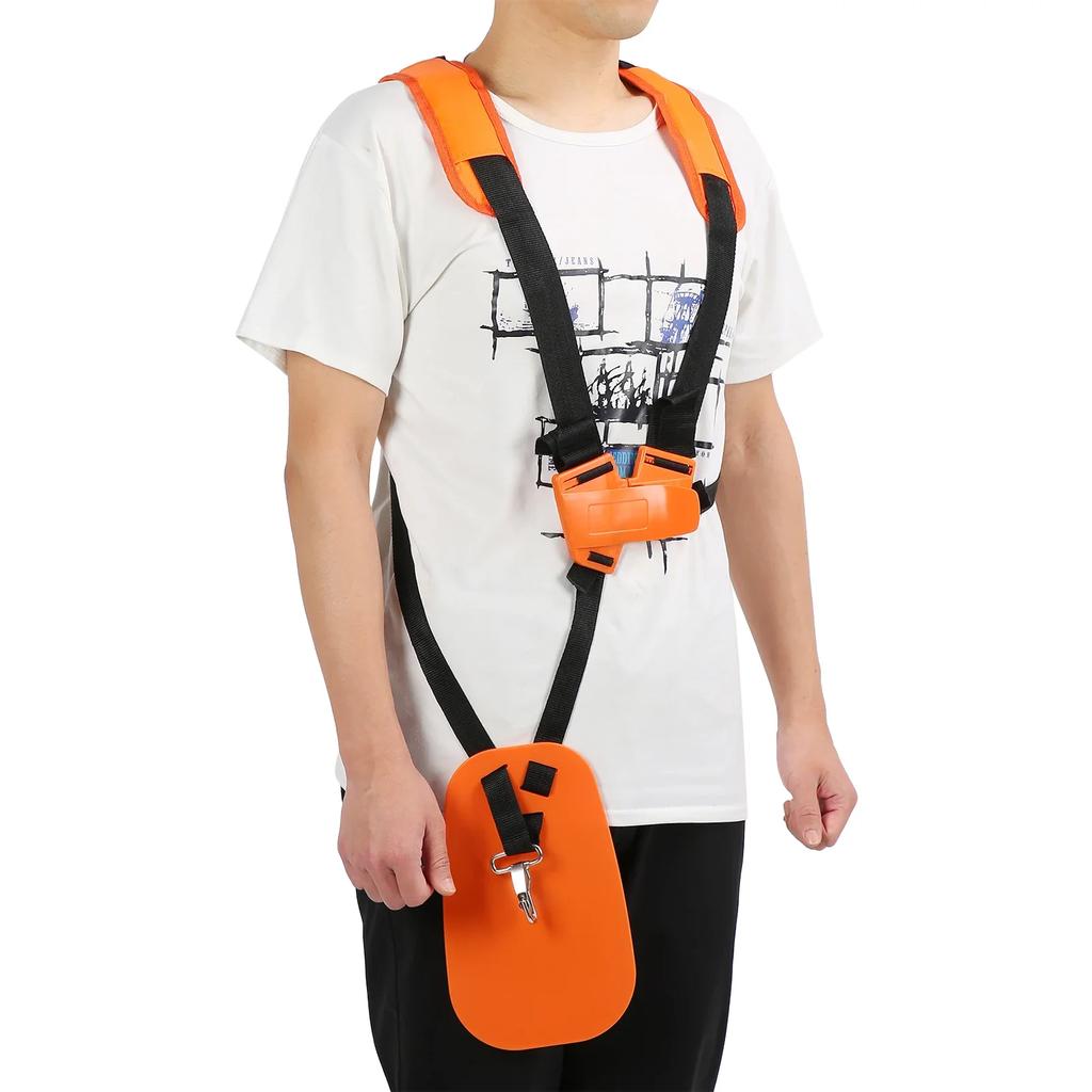 Ремень для триммера, плечевой ремень для кустореза, ремень для газонокосилки, ремень-шлейка, двойной плечевой нейлоновый ремень для кустореза, триммера, шлейка