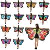 Rave Dress Fairy Cosplay Accessory Butterfly Scarf Butterfly Wings Shawl Butterfly Costume Cloak