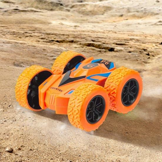 4Pcs Double-sided Flip Stunt Car Toy Four TPR Wheels Inertial Drive Truck Toy Indoor Outdoor Off-road Vehicle Toy Toddlers Boys Girls Gifts