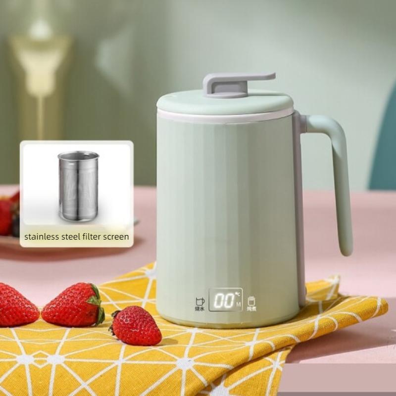 Мини-чашка для воды с электрическим подогревом из нержавеющей стали, многофункциональная чашка для здоровья, чашка с антипригарным покрытием, бытовой электрический чайник для тушения