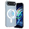 For iPhone Air Clear Phone Case Compatible with MagSafe TPU+Acrylic Back Cover