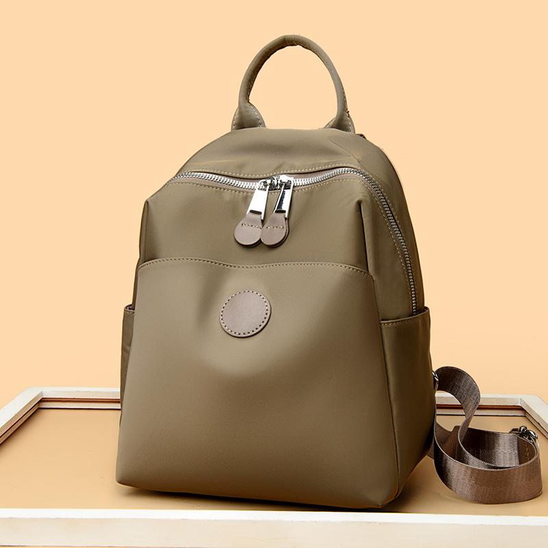 Женский однотонный рюкзак Oxford Student Schoolbag Дорожная сумка