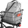 Bike Rear Storage Basket Heavy Duty Large Capacity Universal MTB Road Mountain Bicycle Metal Wire Basket Bike Accessories