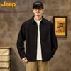 JEEP Unisex Loose Fit Long Sleeve Casual Shirt