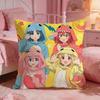BBocchi The RRocks Anime Cushion Cover Premium Comfort Reversible Pillow Cove Two In One Design For Any Room  Car Interior