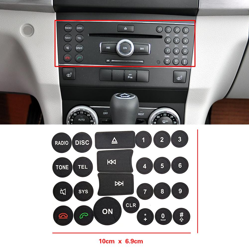 Для Mercedes Benz GLK Class X204 автомобильная центральная консоль рулевое колесо дверной замок окно кнопка переключателя переменного тока ремонтная наклейка