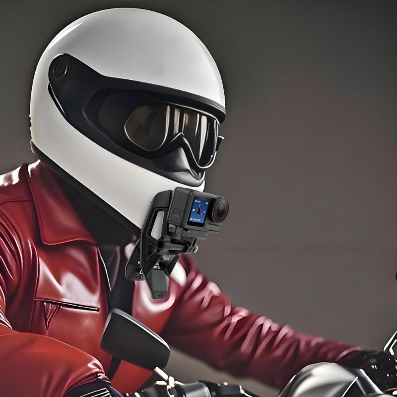 Universal Action Camera Mounting Brackets Lightweight Chin Strap Helmet Chin Mount Clip For Action5pro/4 Outdoor Sports