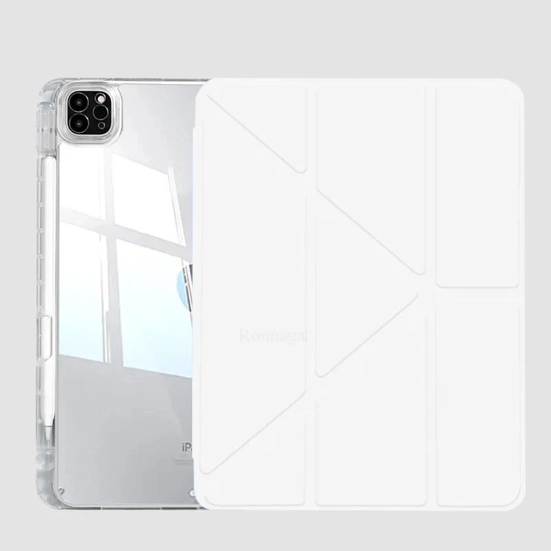 Чехол-книжка Y-Fold для A16 11-го iPad Air 11 M3 M2 iPad 10-го поколения 10.2 7 8-го 9-го Pro11 M4 Air4 5 10.9 Air13 M2 M3 Держатель для Apple Pencil