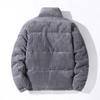 Модные мужские короткие парки, зимняя верхняя одежда больших размеров 2024 года, повседневные новые пальто, свободные толстые теплые мужские куртки