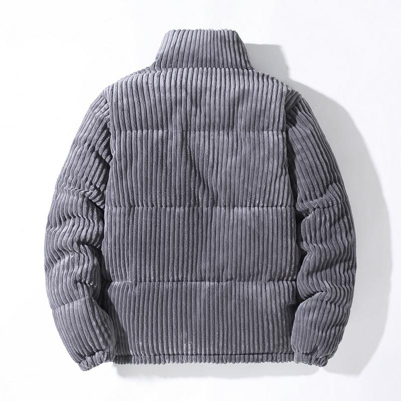 Модные мужские короткие парки, зимняя верхняя одежда больших размеров 2024 года, повседневные новые пальто, свободные толстые теплые мужские куртки